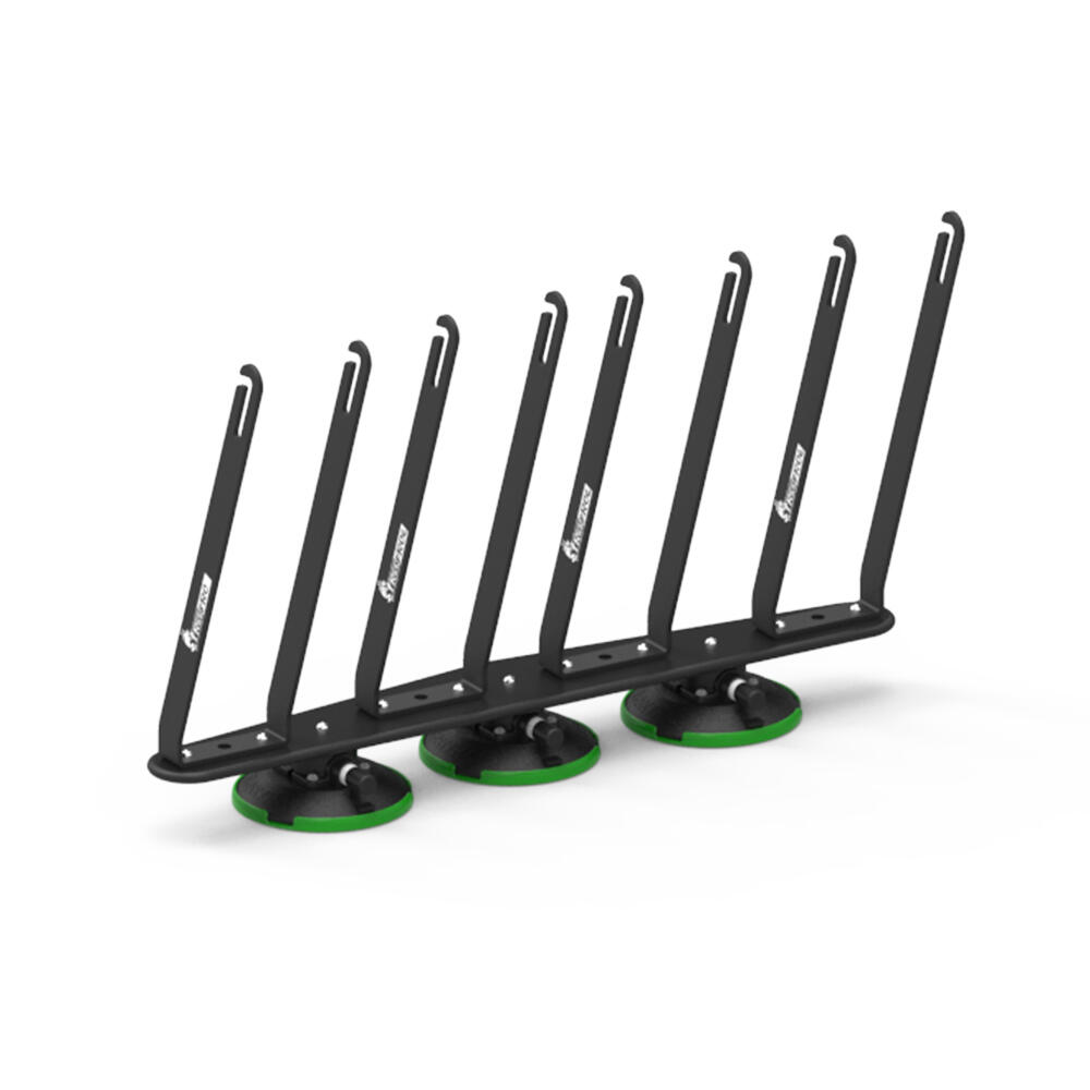 TREEFROG Portaruota TreeFrog L4 per 4 ruote, ventose, compatibile 142 mm