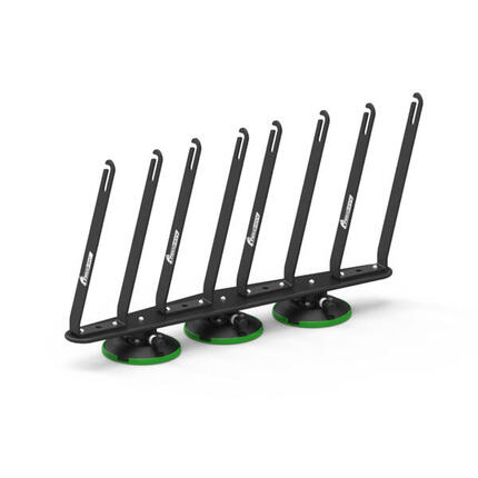 Porte-roue TreeFrog L4 pour 4 roues, ventouses, compatible 142 mm