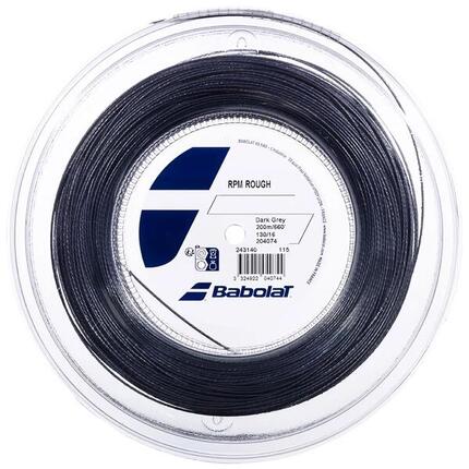 Cordage RPM Rough Babolat 200 m Gris copolyester rotation élevée