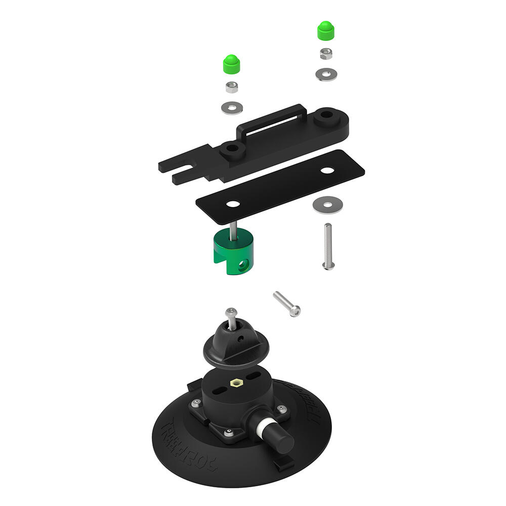 Support coffre de toit TreeFrog RBR21 ventouses 360° 350L 40kg 5/7