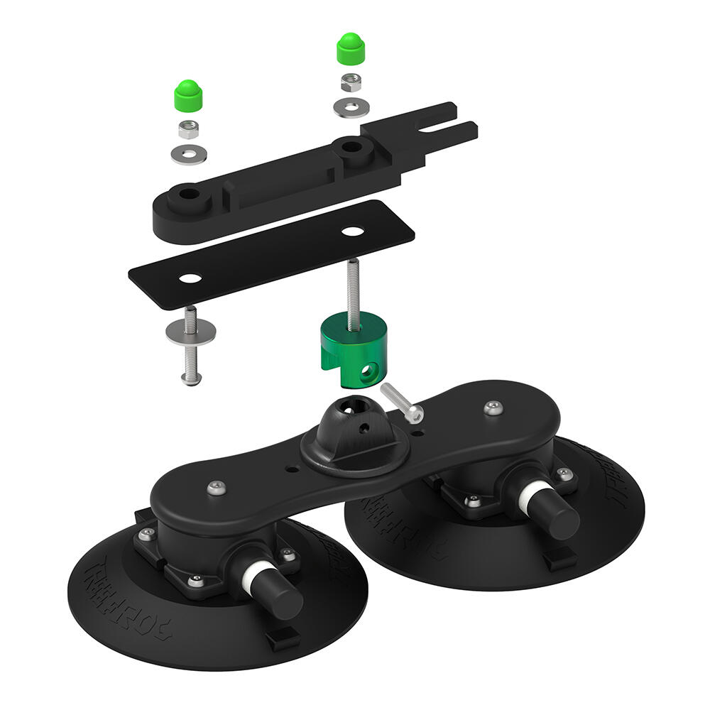 Support coffre de toit TreeFrog RBR21 ventouses 360° 350L 40kg 3/7
