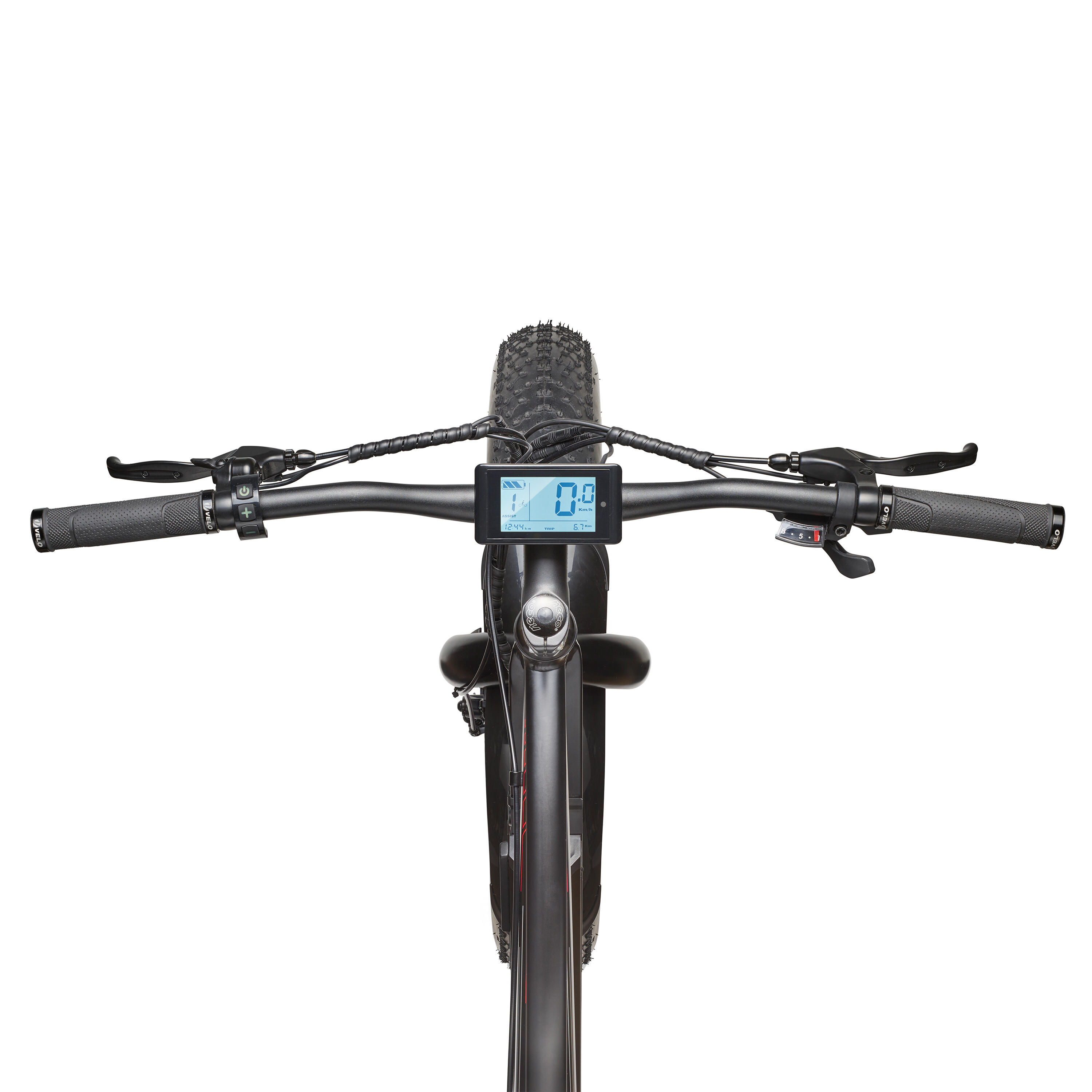 E-Bike FM350 26 Zoll 8-Gang Pedelec Fatbike Mountainbike E-MTB 576 Wh schwarz 4/6