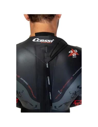 Traje Natacion Cressi KUWAE Hombre 4 3 2 mm 4/4