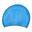 Bonnet de Natation Strié en Silicone Étanche pour Cheveux Longs