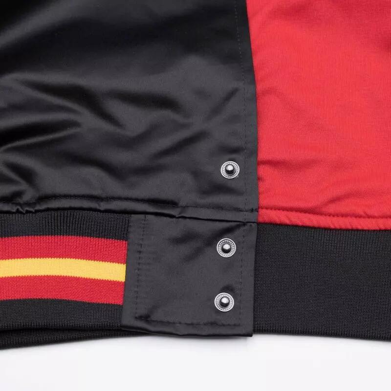 Blouson NBA Atlanta Hawks Mitchell & Ness Lightweight Satin Noir 5/5