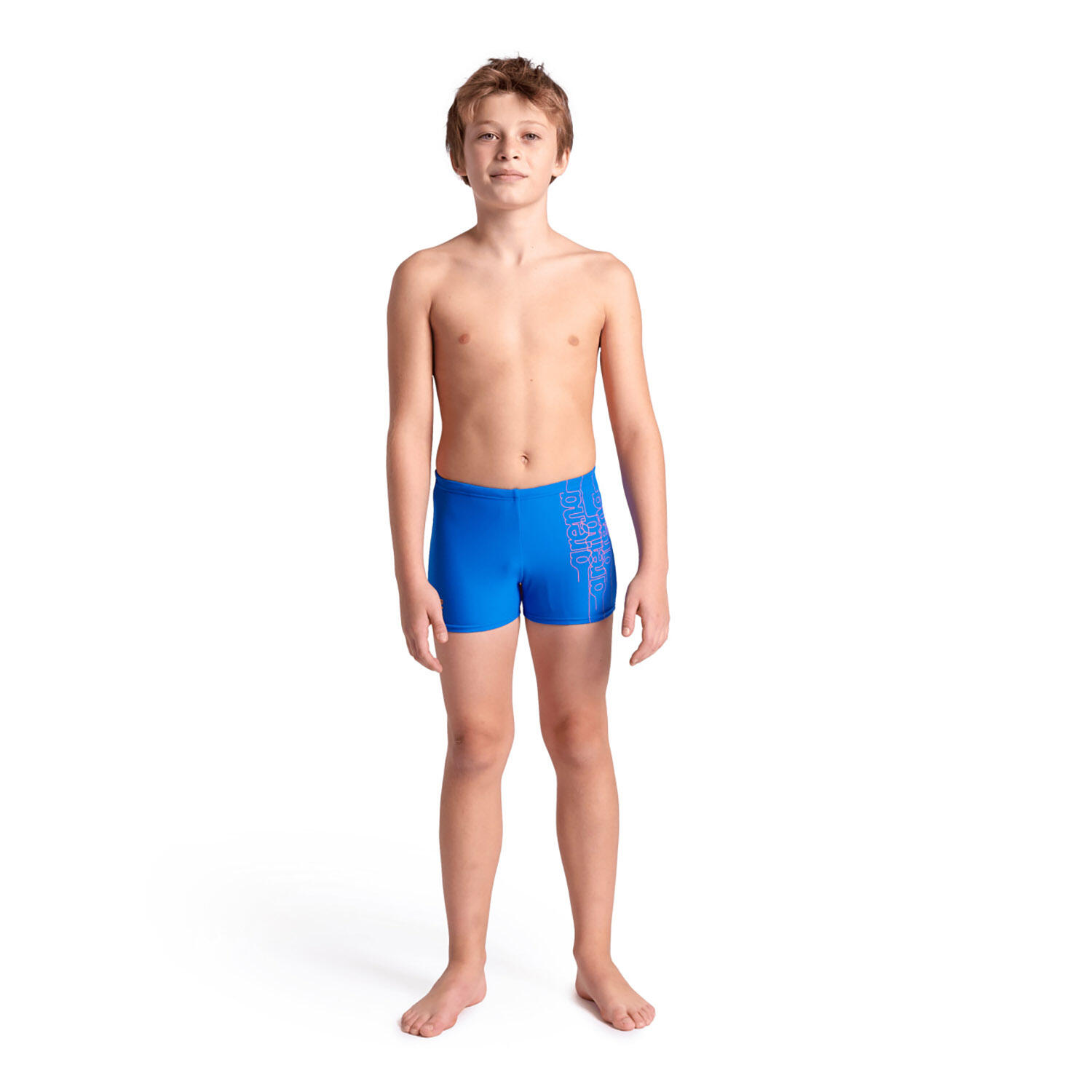 Arena Graphic Zwemshort Kinderen - Blauw, 10-11 3/5