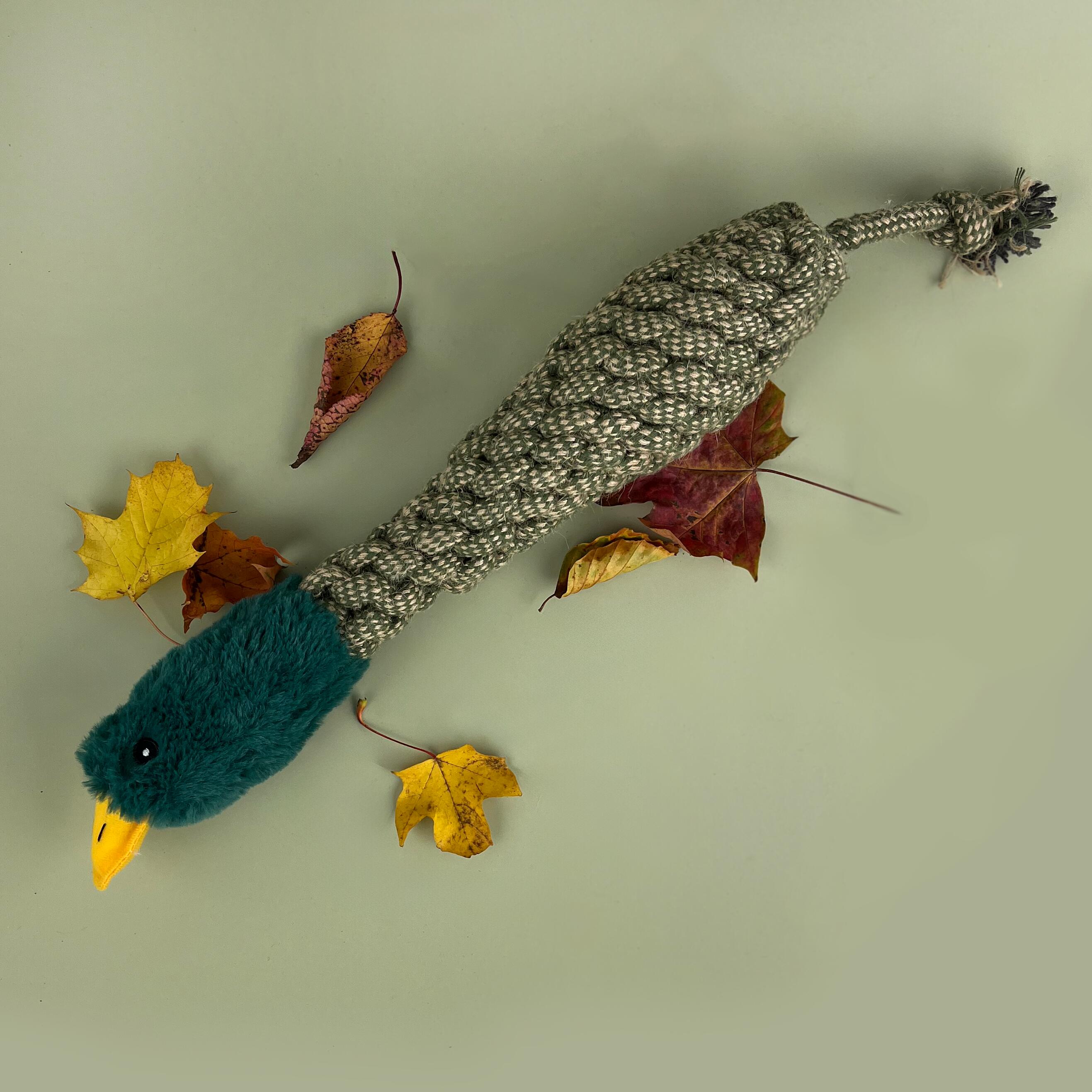 HugglePets Legacy Ropey Mallard (Martha) Hemp Rope Dog Toy 6/7