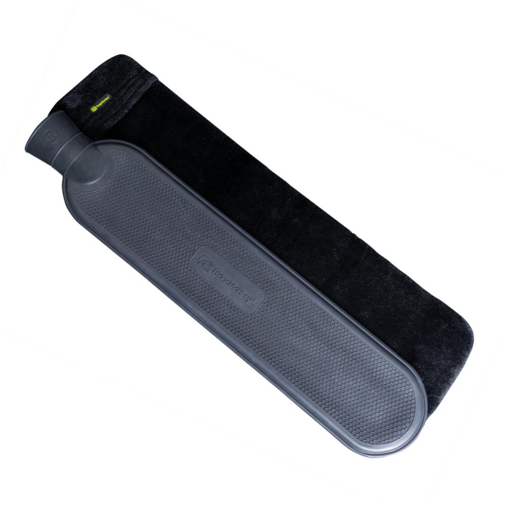 RIDGE MONKEY RidgeMonkey XL Hot Water Bottle RM594 - 2L Elongated Design with Fleece Cover