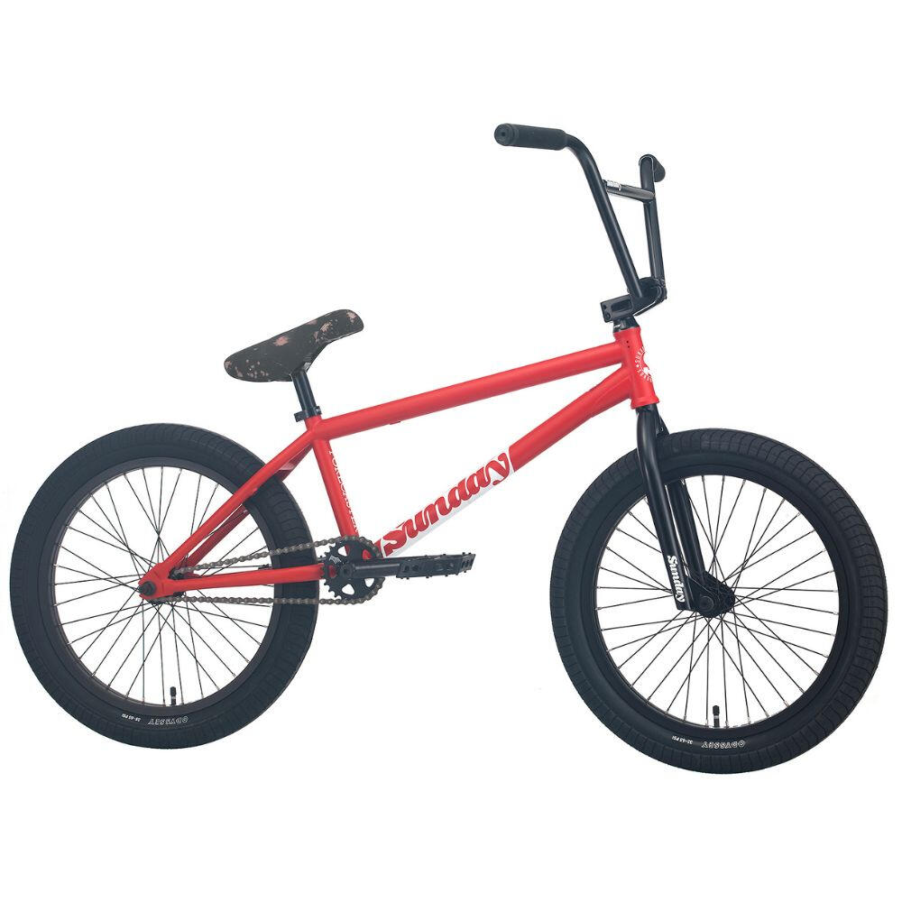 BMX Fiets Sunday Forecaster 20.75 Mat Rood (Brett Silva Signature) 3/4