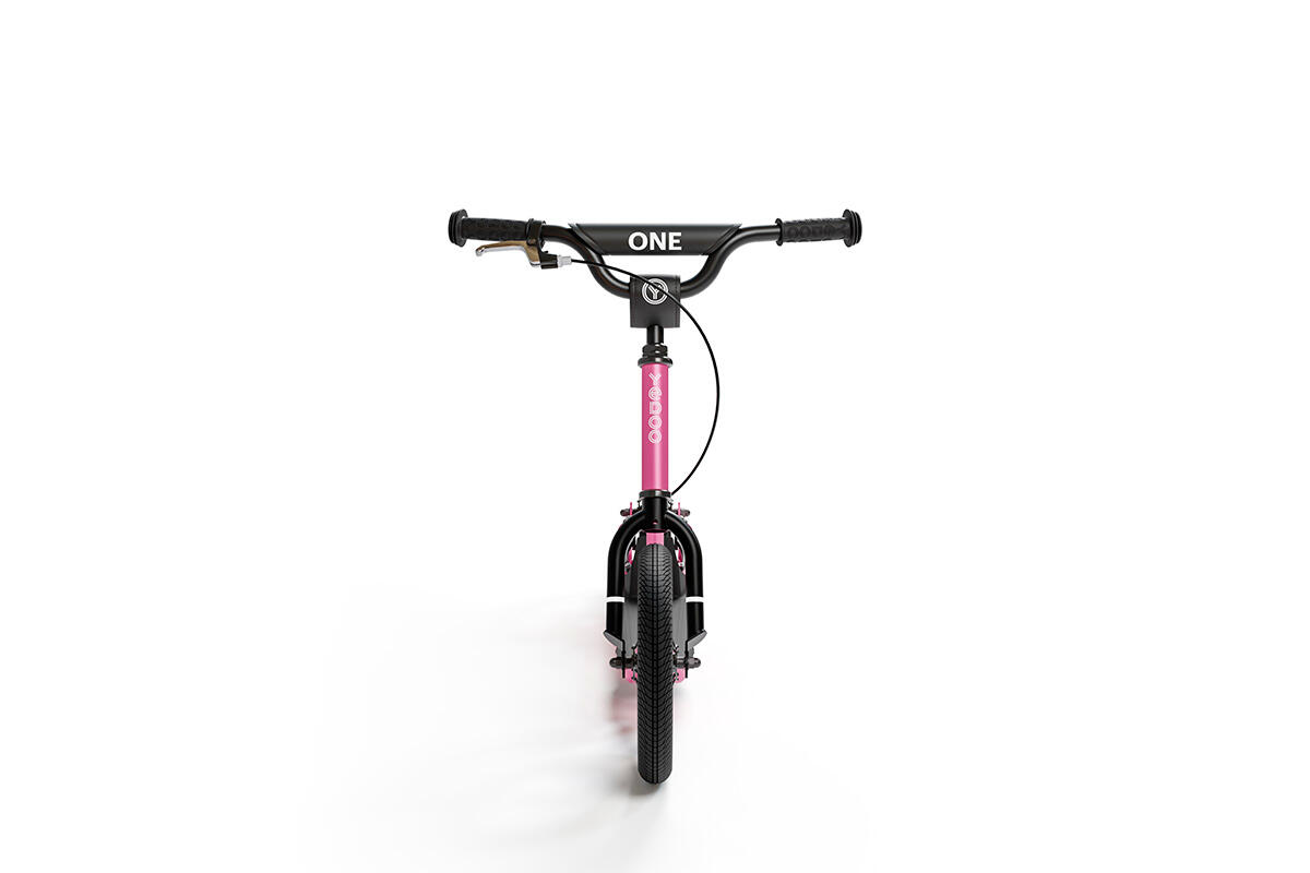 Trotinette Yedoo One rose 12\" pneus gonflables acier HiTen 2/7