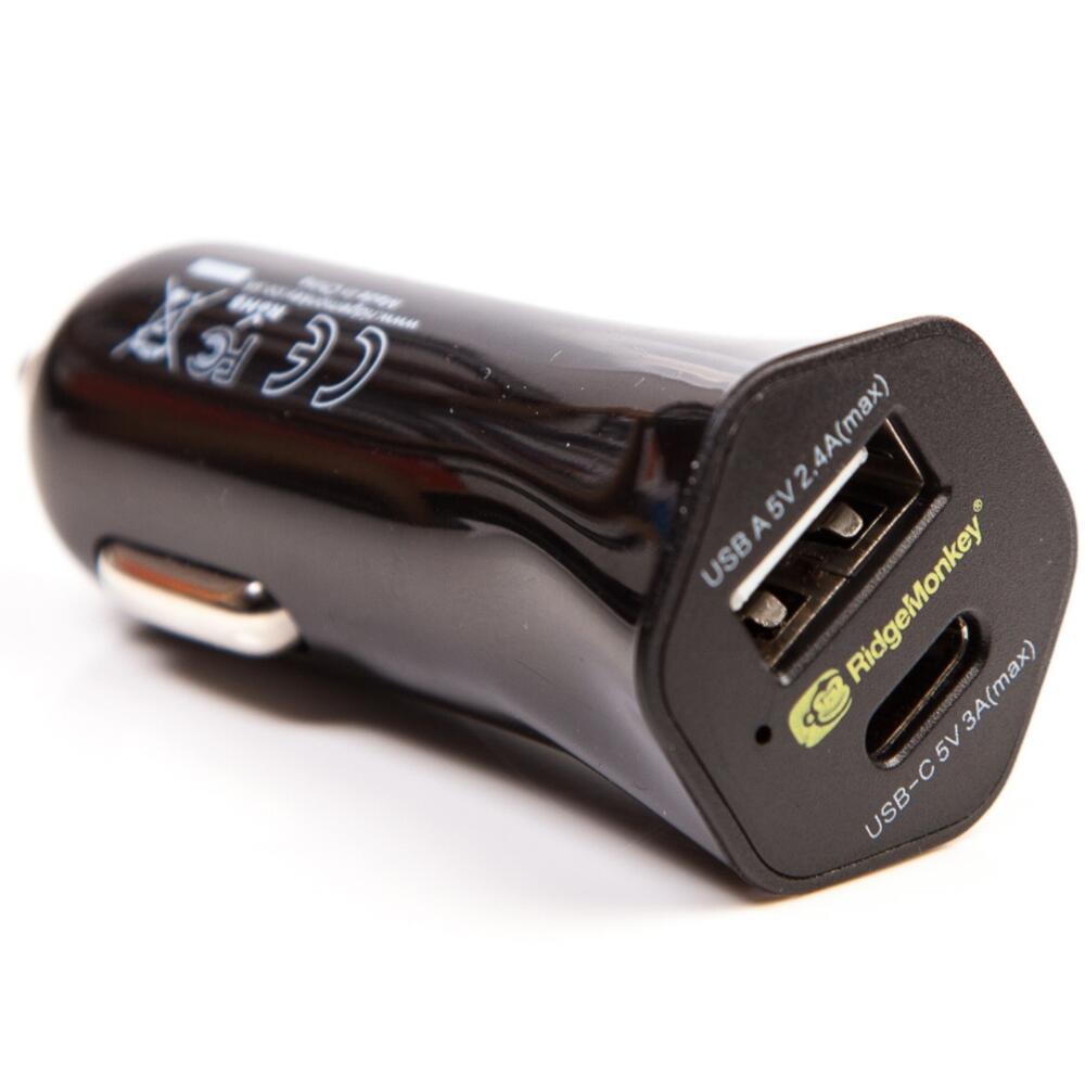 RidgeMonkey Vault 15W USB-C Car Charger Adapter 4/5