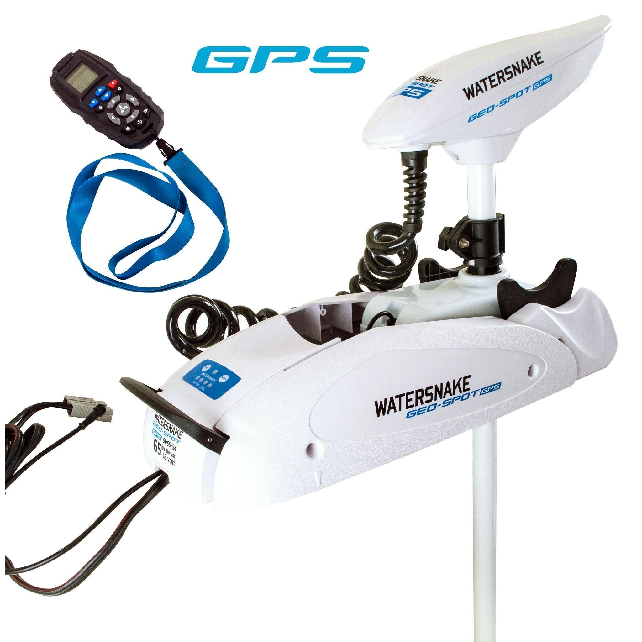 WATERSNAKE Boegmotor Watersnake Geo-Spot GPS 65lb met schacht van 66"
