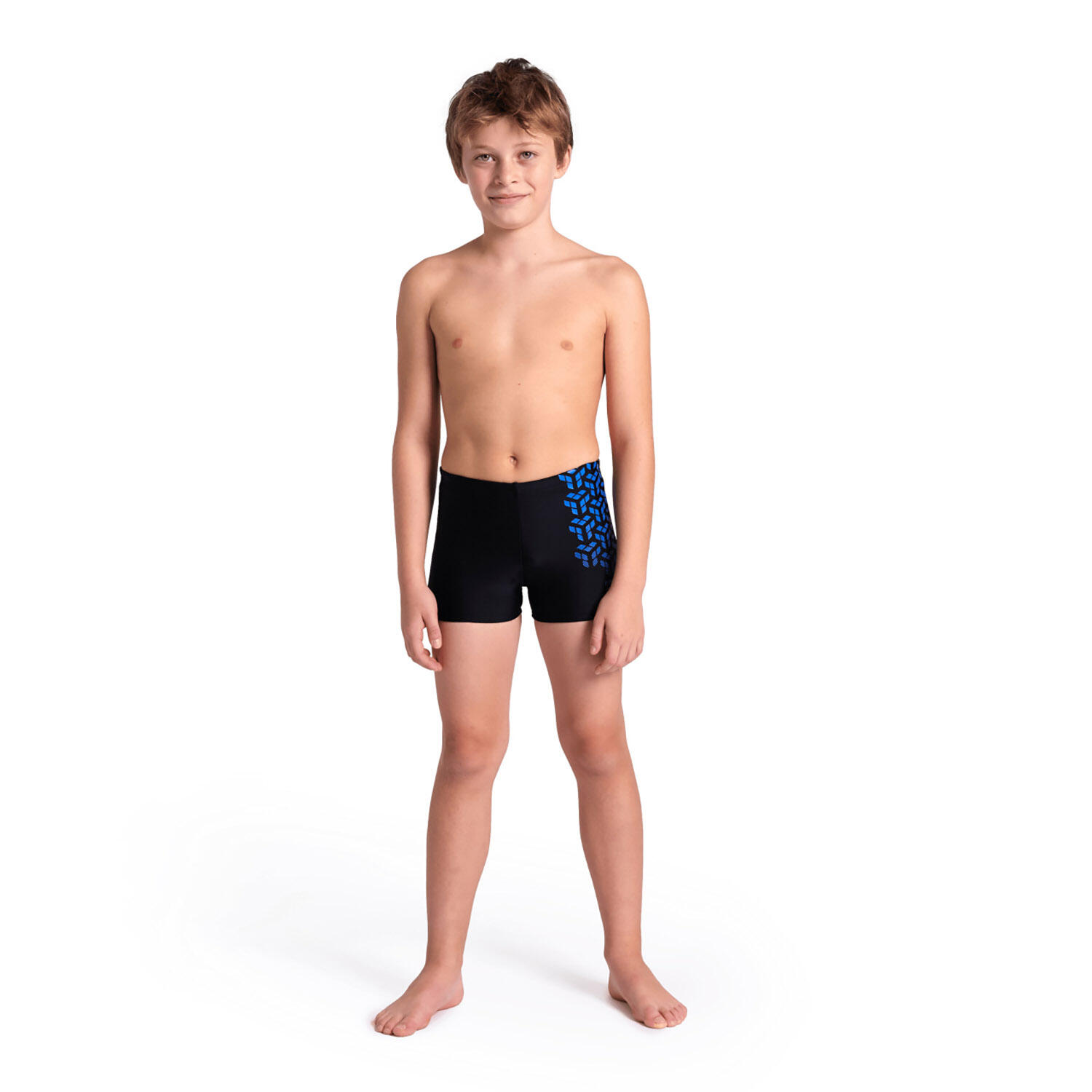 Arena Kikko Boys' Black/Blue Swim Shorts 3/7