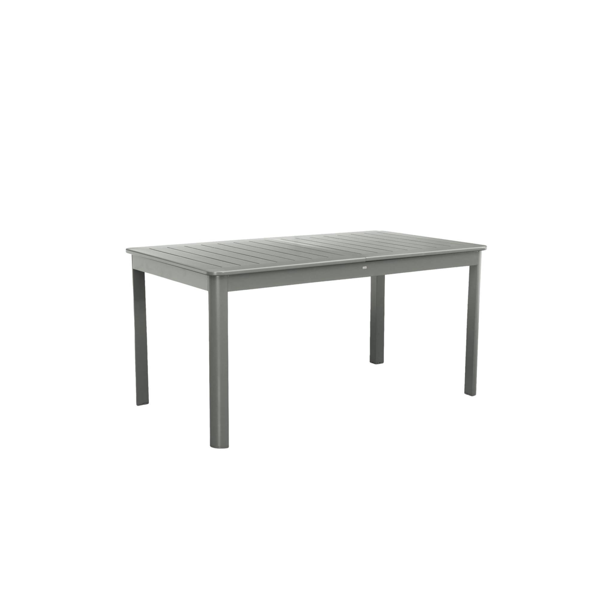 Mesa de jardín extensible de aluminio de 8 plazas, Verde kaki 5/6