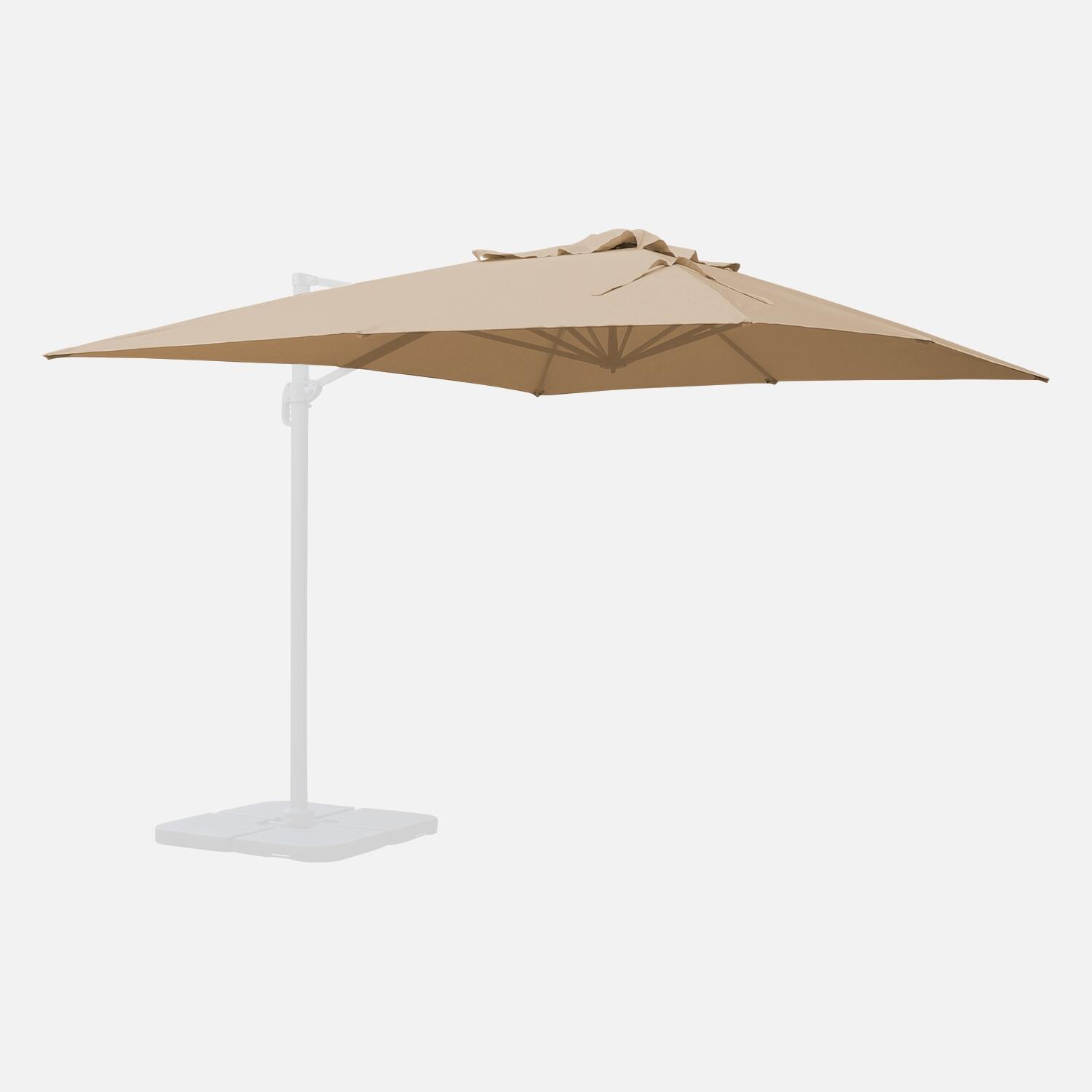 SWEEEK 3x4m cobertura de guarda-sol offset, Beige