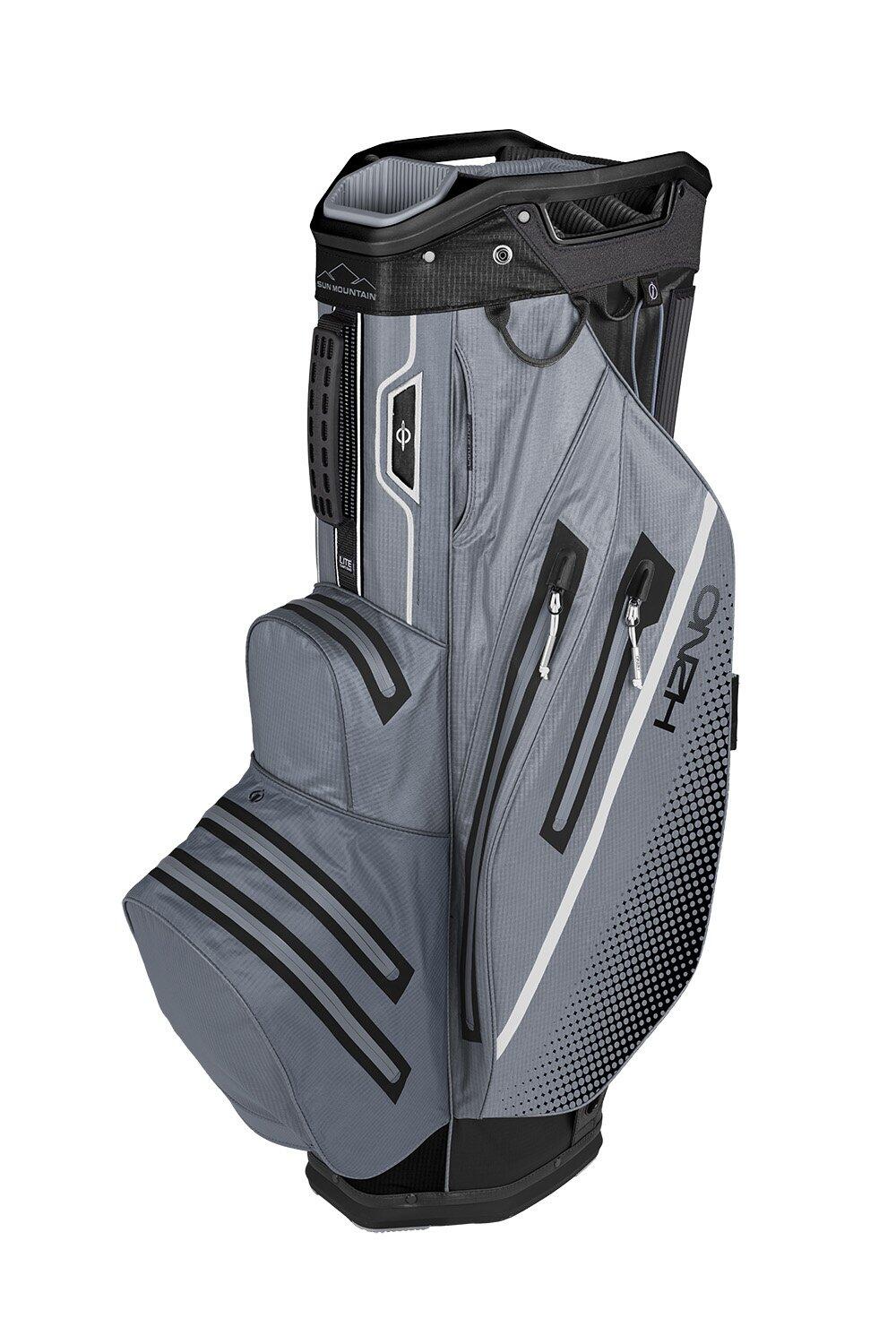 Saco de golfe impermeável h2no lite - cartbag - cinza