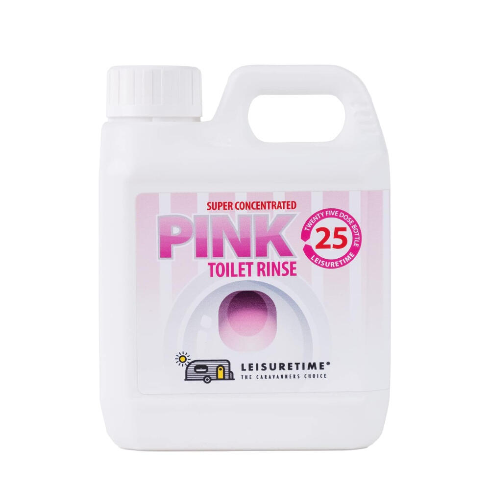 LIFESYSTEMS LeisureTime Concentrated Pink Rinse Toilet Chemical - 1 Litre