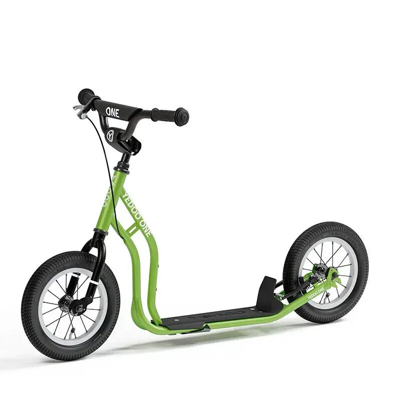 Scooter mit Lufträder  One  Grün
