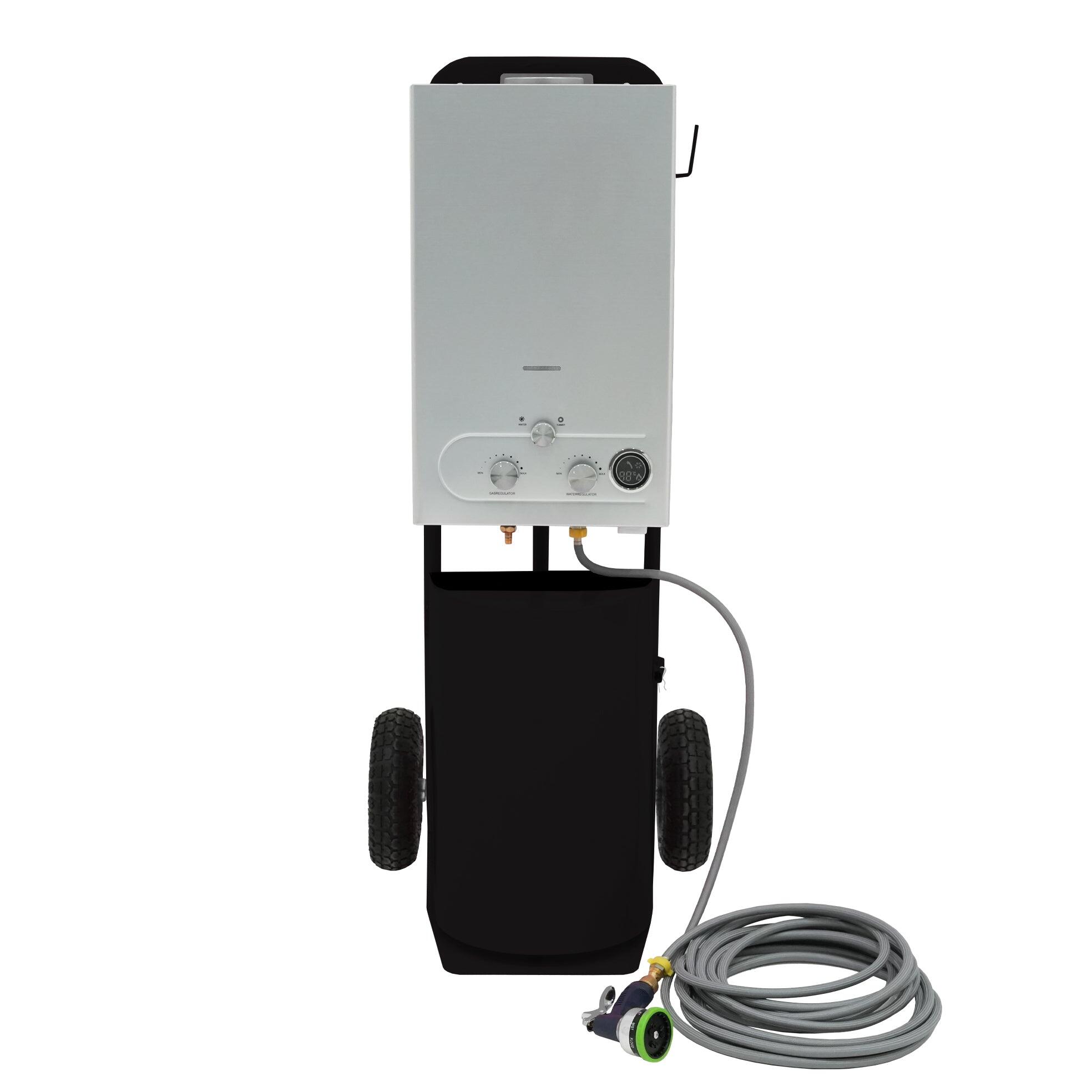 MONSTER Deluxe Portable Horse Shower - Black