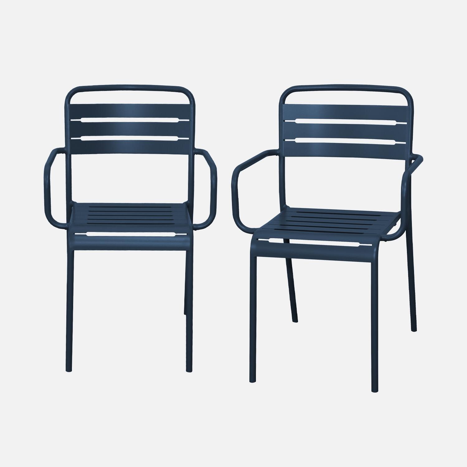 Cadeira de bicicletas em aço, set de 2, Bleu marine