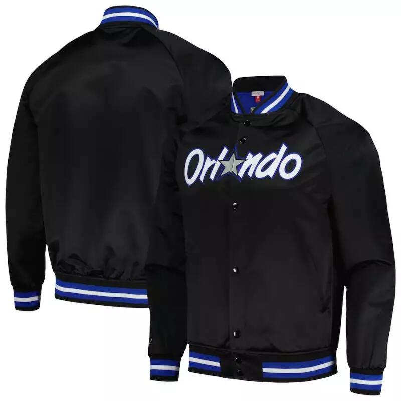 Blouson NBA Orlando Magic Mitchell & Ness Lightweight Satin Noir 3/3