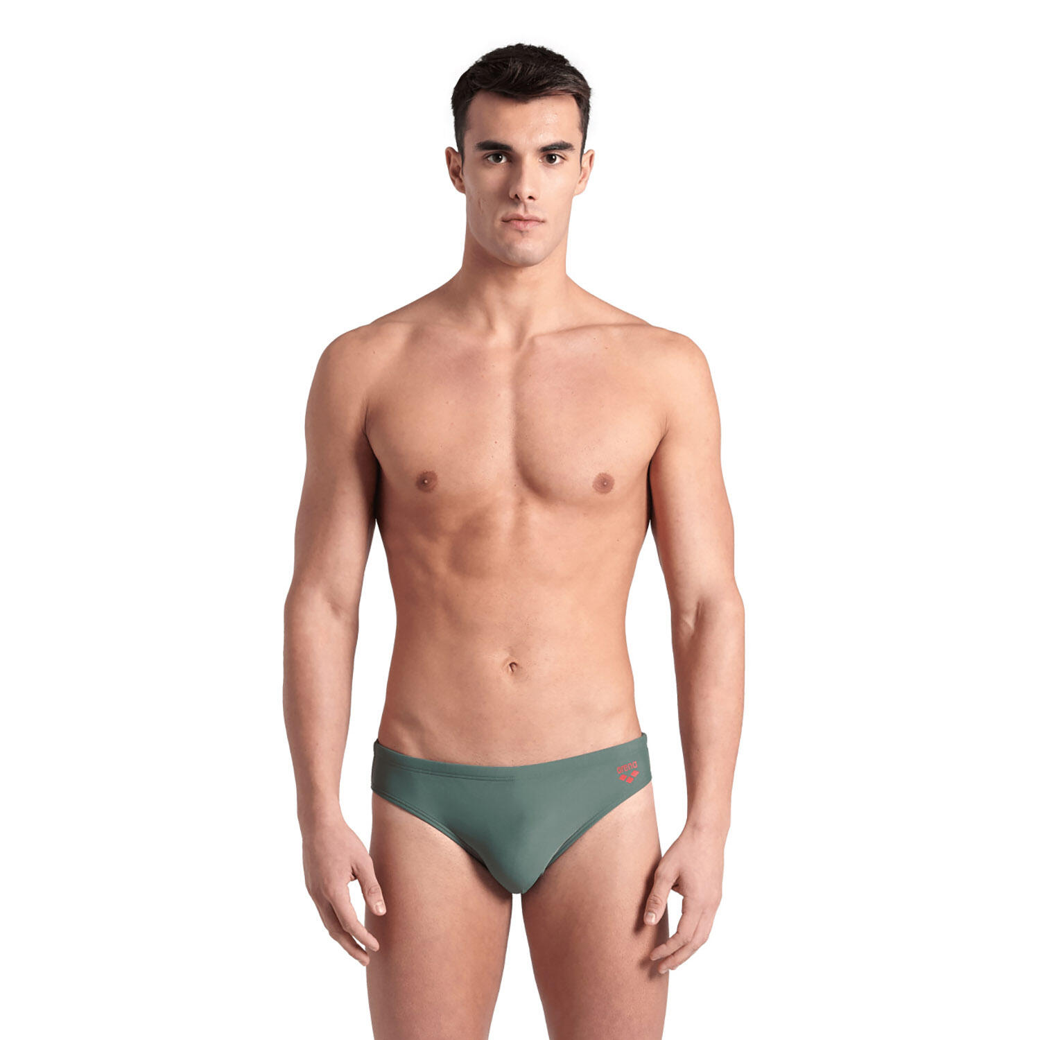 Arena - Slip De Bain Homme - Santamarias R - Maillot De Bain 1 Pièce - Rouge|vert - 95 - Decathlon