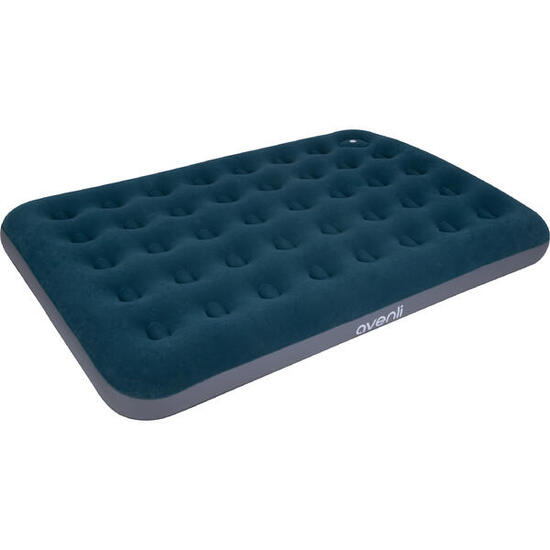 Luftmatratze Camping 2 Personen 191x137x22cm Luftbett mit Fußpumpe Camping