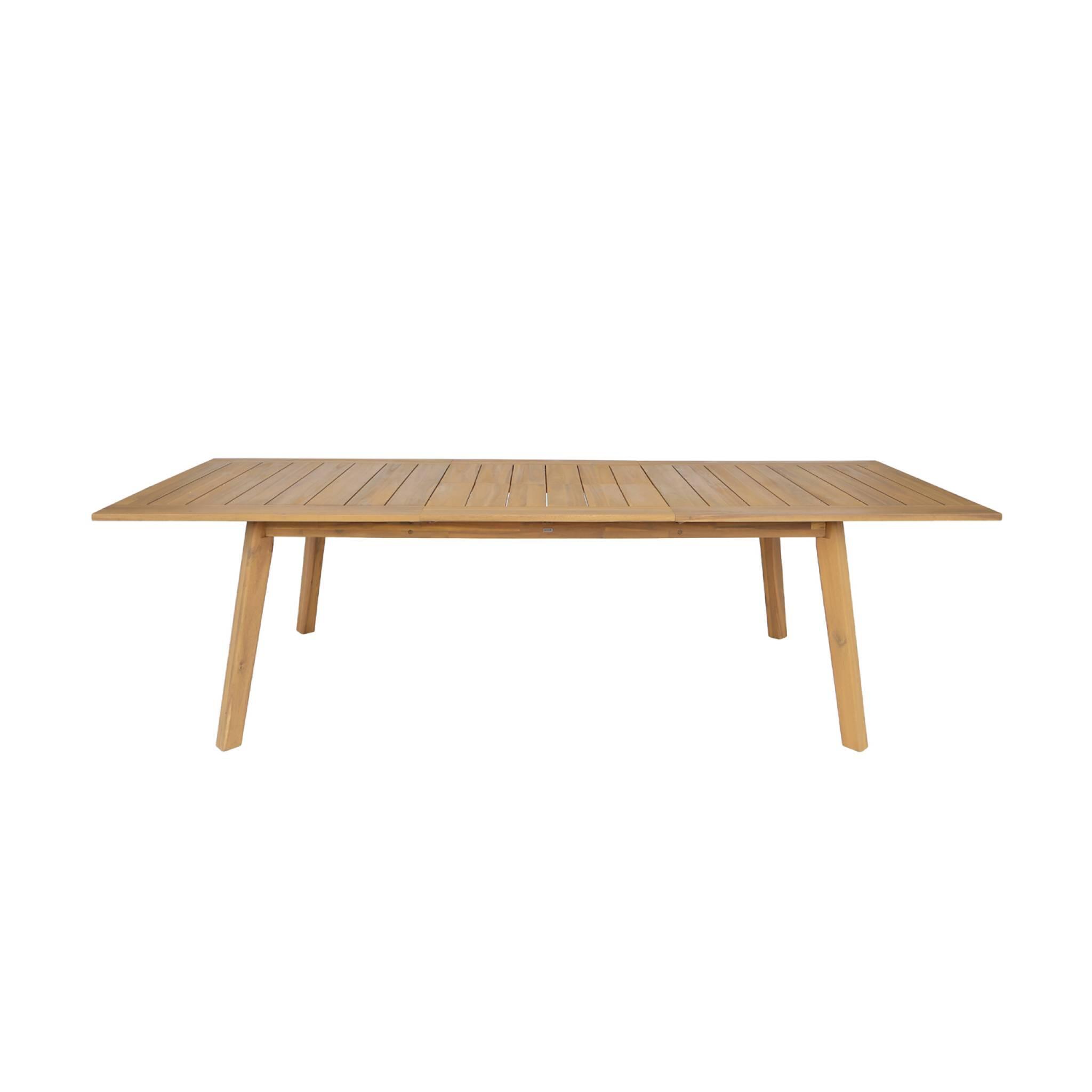 Tavolo da giardino in legno di acacia, 10 posti, Marrone naturale 3/6