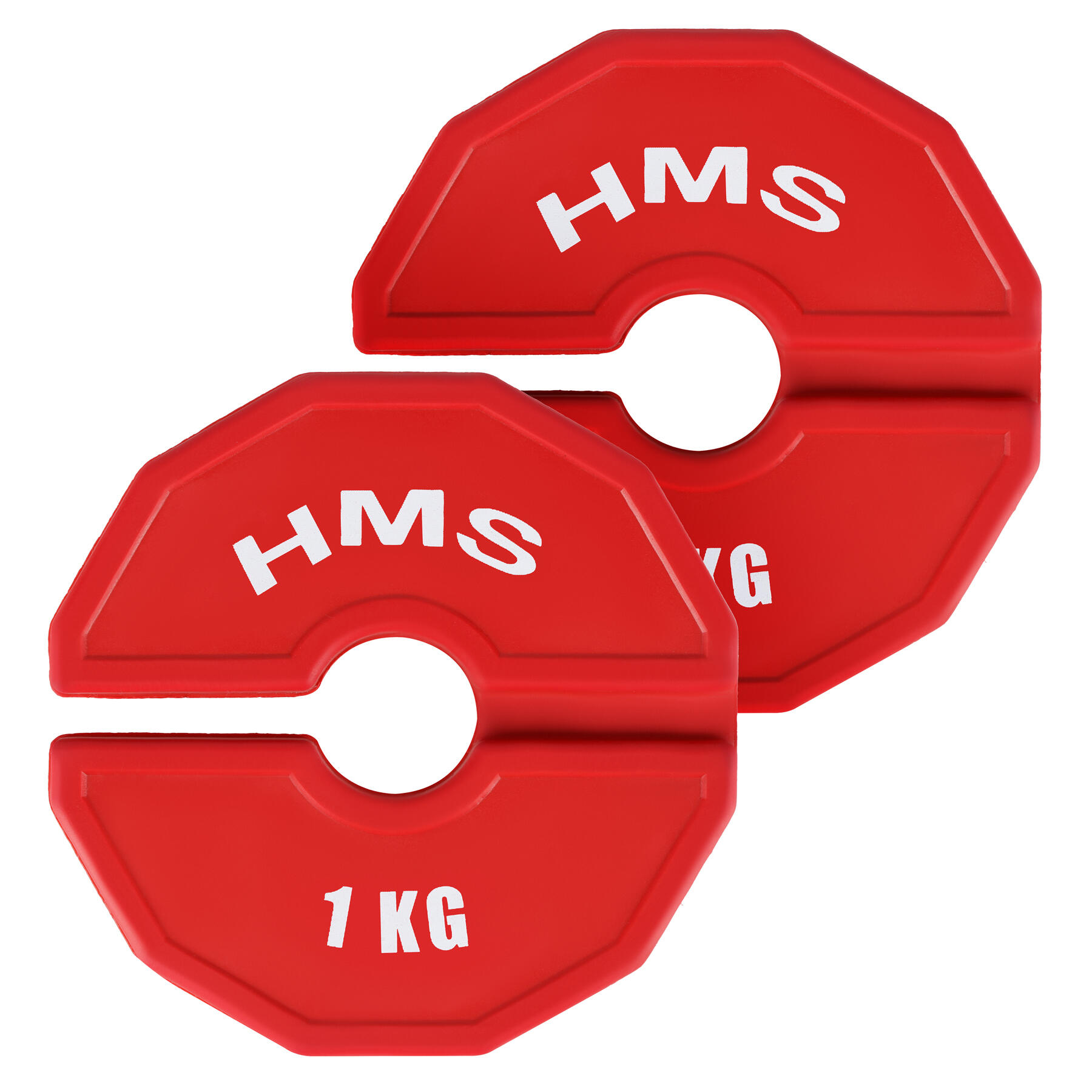 Hms - Plaques Progressives Pour Appareils De Musculation Tsn Hms - Poids De Musculation - Blanc|rouge - 2 X 1 Kg - Decathlon