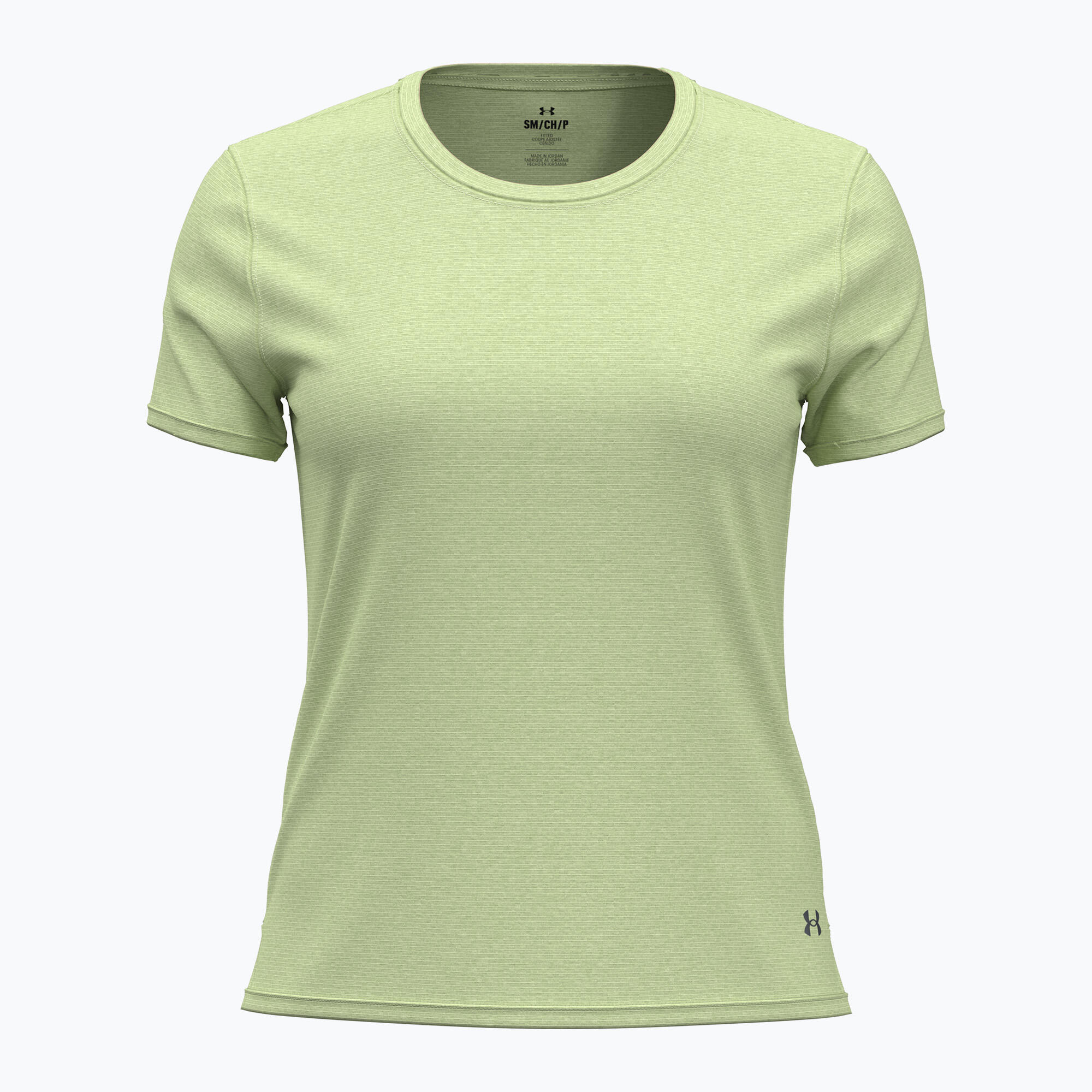 Maillot manches courtes Under Armour Launch Run Vert Femme 5/5