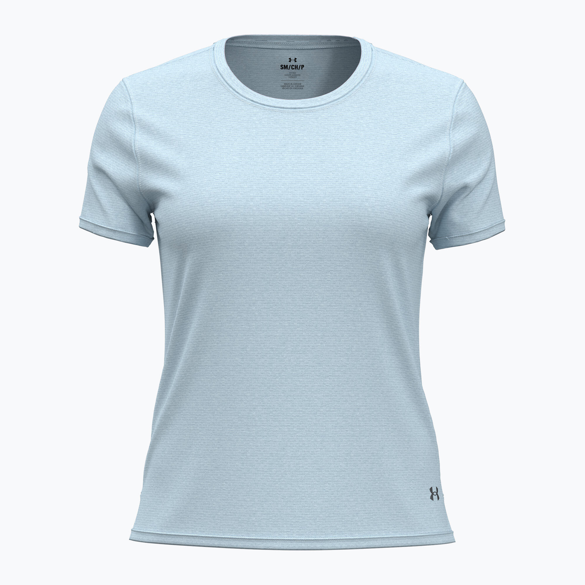 T-Shirt Running Under Armour Launch Bleu Femme 5/5