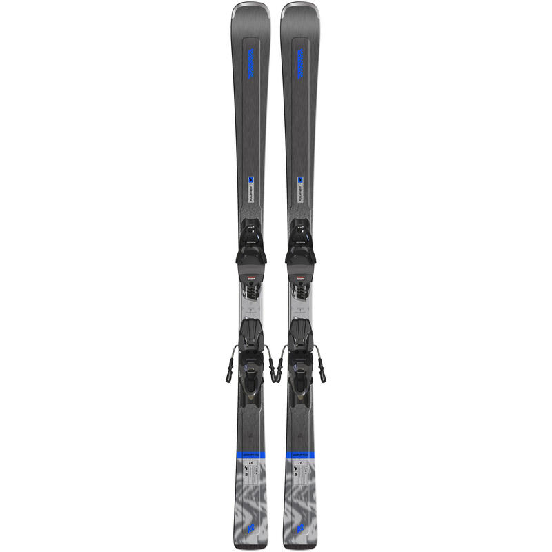 Narty męskie K2 DISRUPTION 76 - M2 10 Quikclik black - anthracite SET