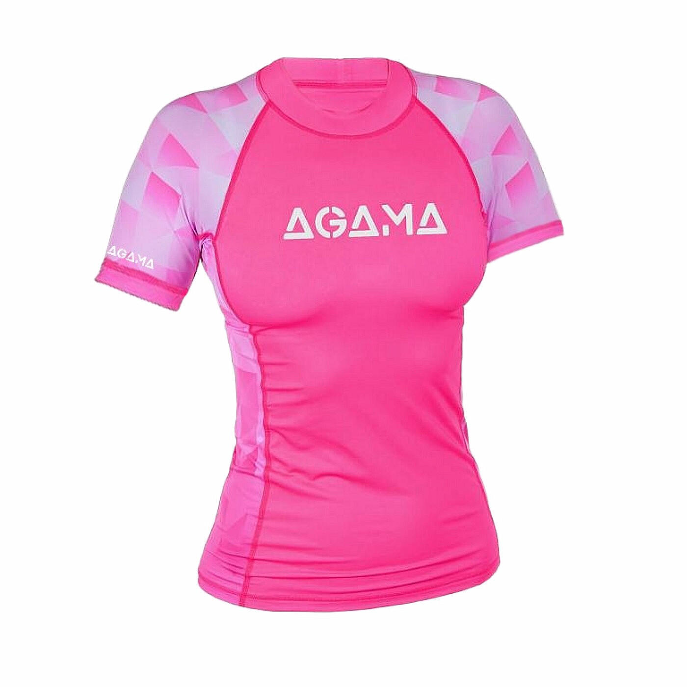 AGAMA Dámské triko s UV ochranou PINK LADY s krátkými rukávy