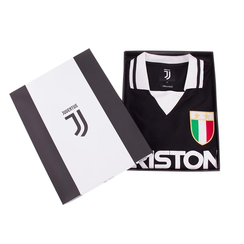 Retro Voetbalshirt - Heren - Juventus FC 1986 - 87 Uit - Zwart 6/7