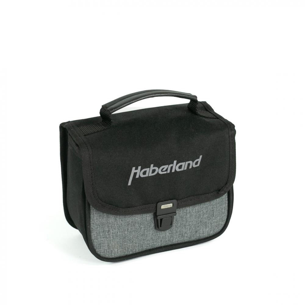 Haberland sacoche de guidon noir argent taille 18x11x15 cm 2 l 3/3