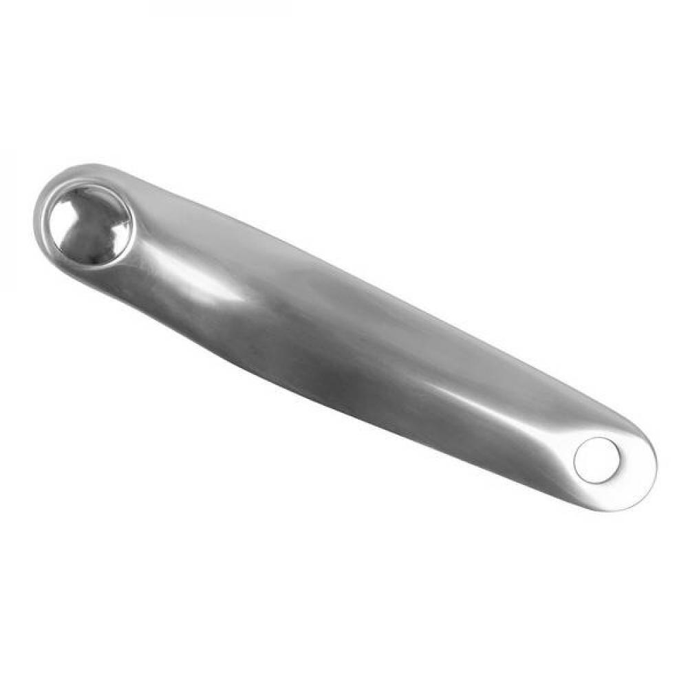 M-WAVE Kurbelsatz 38 Zähne 170 mm Aluminium Stahl 1-fach JIS silber für 1/2\"... 2/3