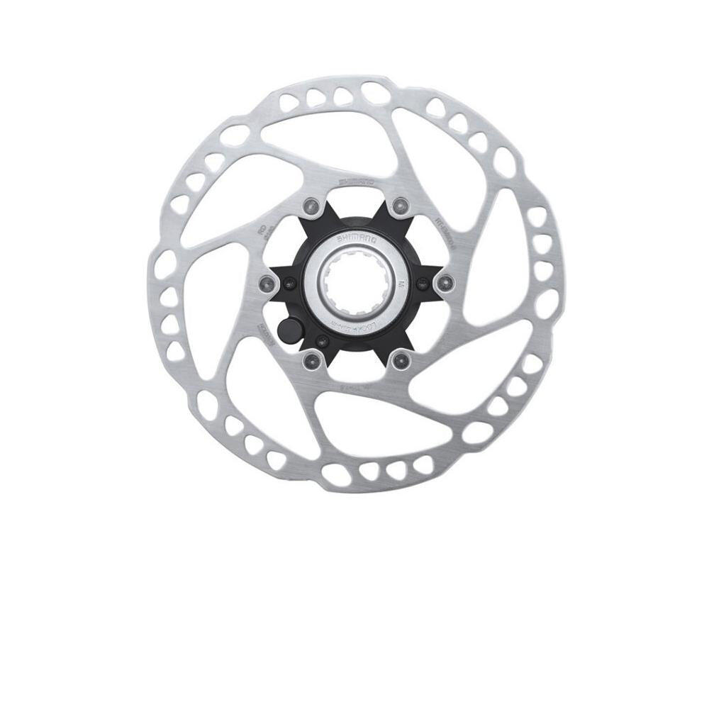 Shimano 1x remschijf RT-EM600 160 mm met lock-ring en binnenverzahning 2/2