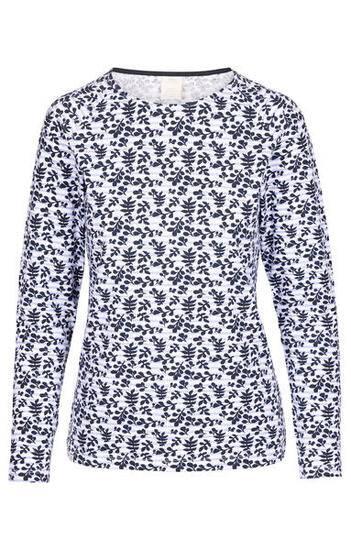 Trespass Lottie Top femme manches longues col rond rayures bleues