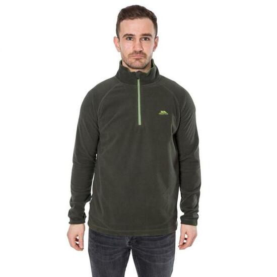 Felpa pile uomo Trespass Blackford verde M