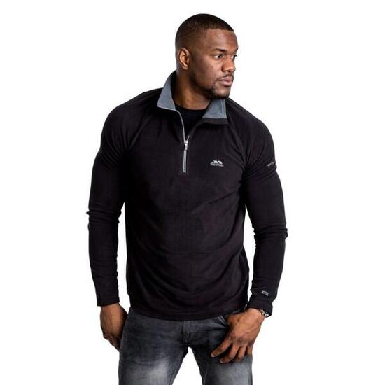 Trespass Blackford Fleece-Hoodie für Herren Schwarz XL