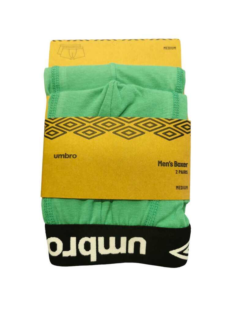 Boxer uomo Umbro 2 pezzi — 95% cotone, vita media 2/2