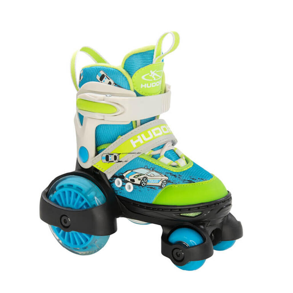 HUDORA Rolschaatsen My First Quad LED Auto, Maat 30-33 2/4