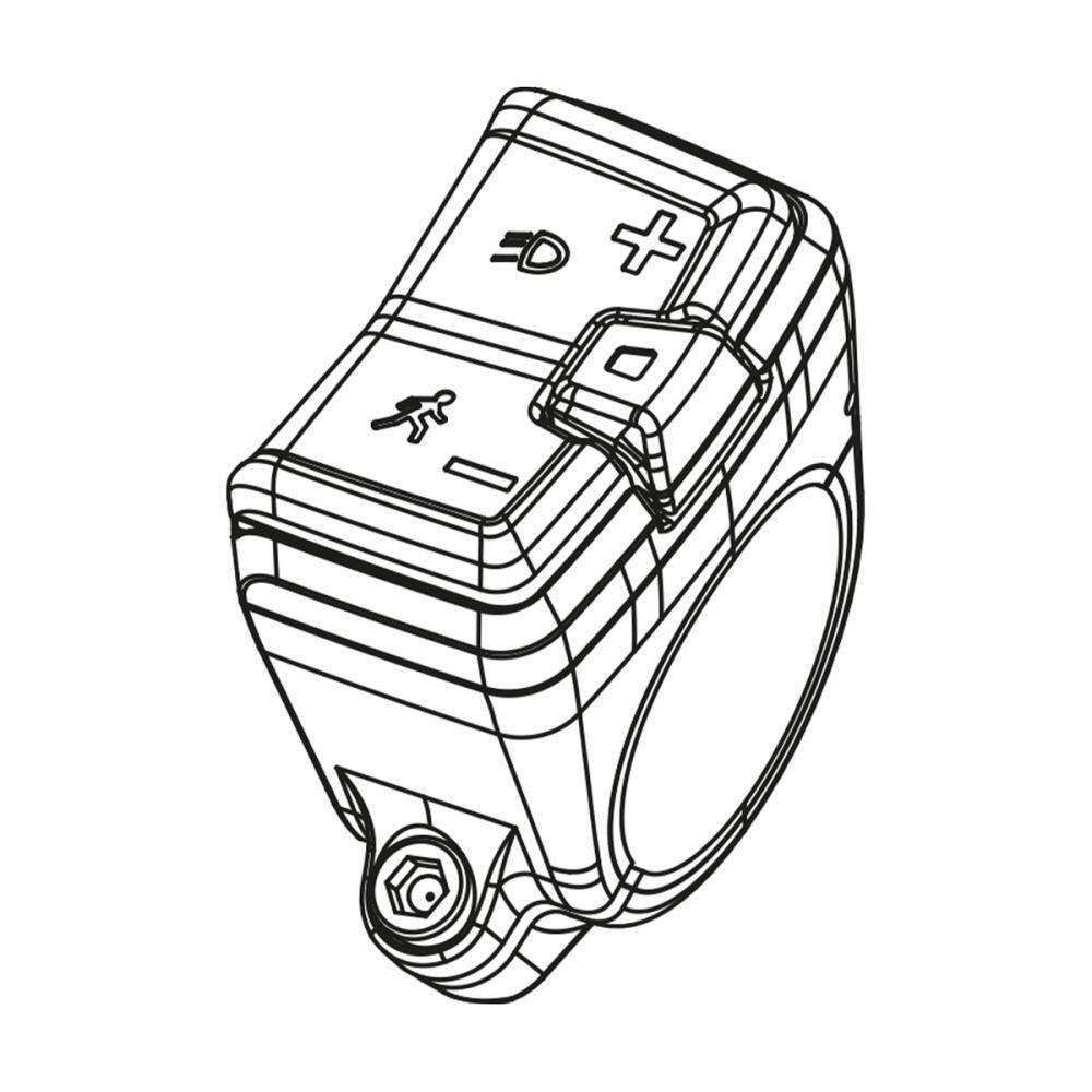 Bosch Mini Remote BRC3300: Kabellose Lenkerfernbedienung für 22,2 mm, steuert... 2/2