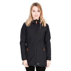 Veste softshell Trespass KRISTEN femme noire, Tres-Tex, capuche réglable