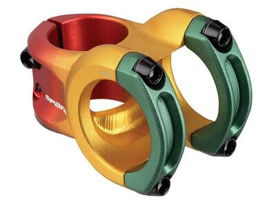 Spank spoon 318 stuurpen, 31,8mm, rasta edition, rasta, 33