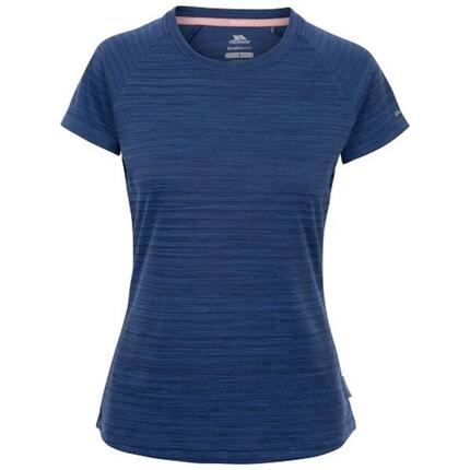 T-shirt Trespass VICKLAND femme 100% polyester léger bleu