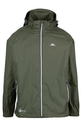 Veste shell Trespass QIKPAC X unisexe imperméable verte