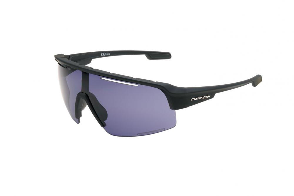 Cratoni Sportbrille  C-Matic COLOR+ Lifestyle black rubber grey-blue w/o mirr... 2/3
