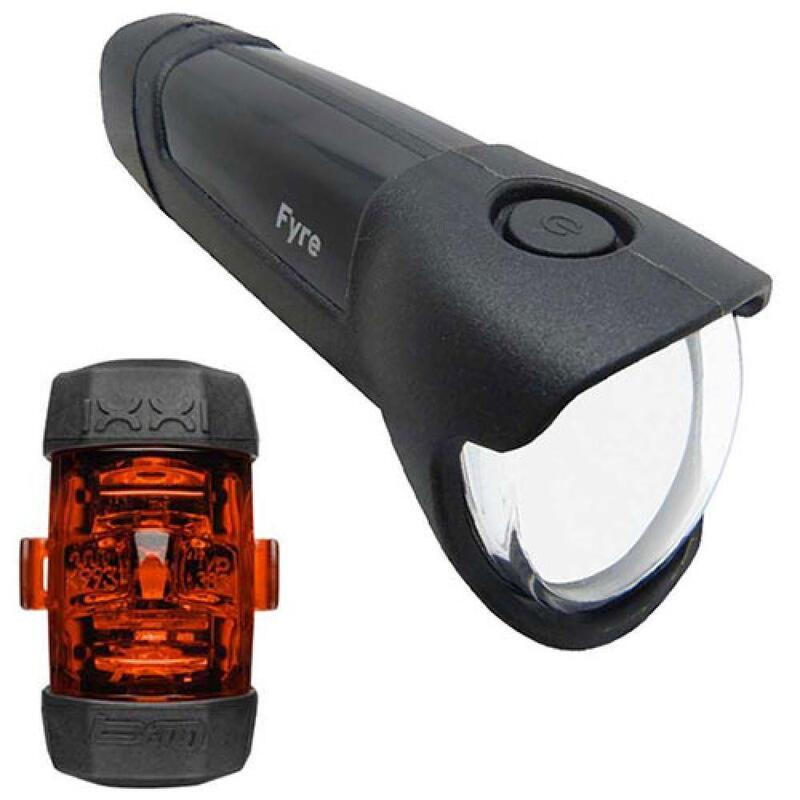 Éclairage phare avant et feu arrière USB Busch & Müller FYRE IXXI 383