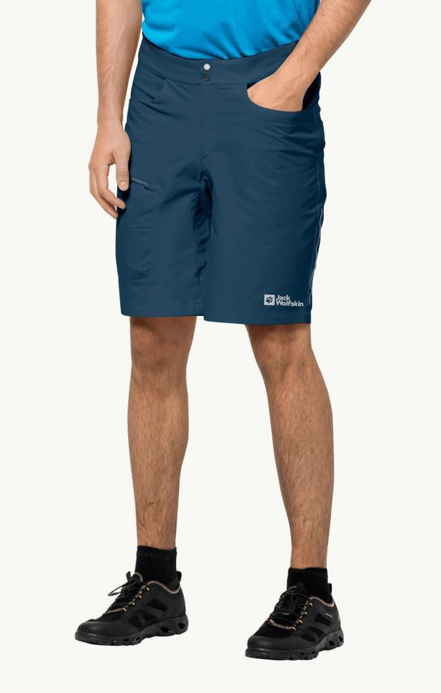 Jack Wolfskin Tourer Shorts M Short en fibres synthétiques Dark Sea taille 46 2/3